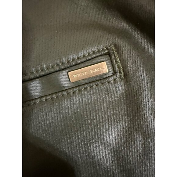 White House Black Market Coated Denim Paperbag Shorts - Picture 9 of 11